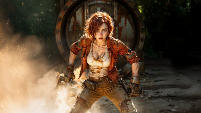 Fallout 4 Cait in a Post-Apocalyptic Setting
