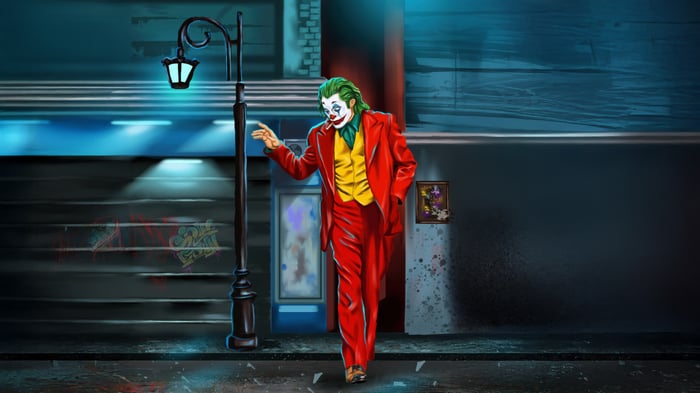 The Joker Unleashed on a City Street