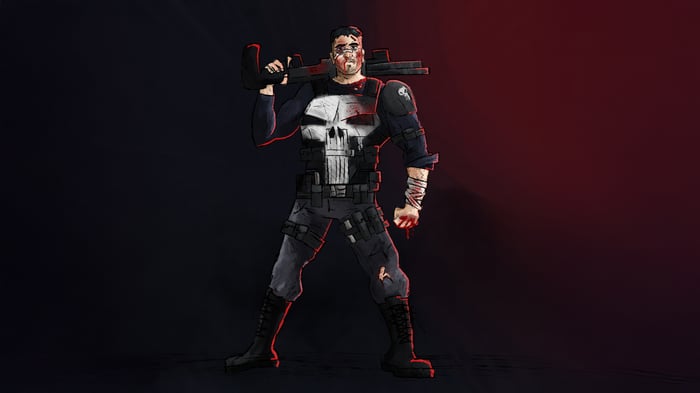 The Punisher with a Rifle