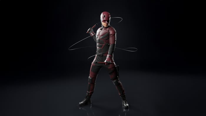 Daredevil with Nunchucks and Whips