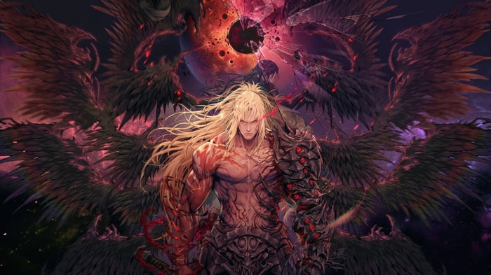 The First Berserker Khazan with Black Wings
