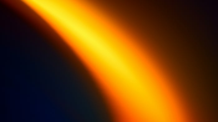 Orange and black abstract light texture