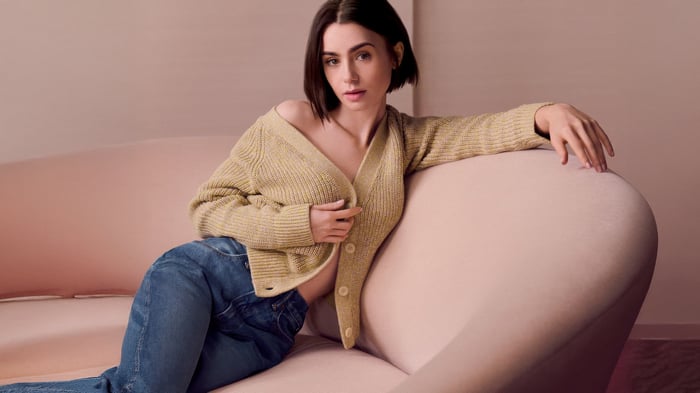 Lily Collins for Calvin Klein