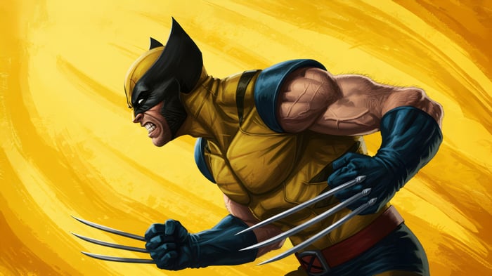Wolverine with Claws Extended