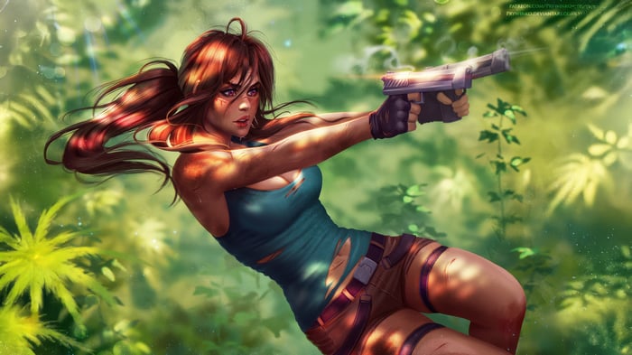 Lara Croft The Ultimate Raider in Jungle