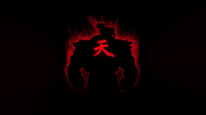 Akuma's Satsui no Hado Silhouette