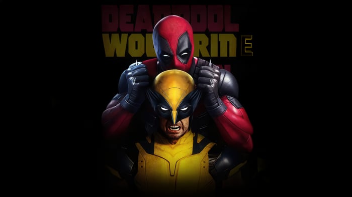 Deadpool and Wolverine from Marvel Comics