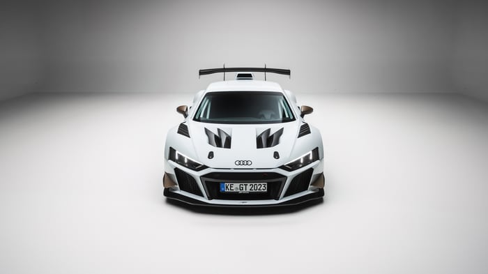 Audi R8 LMS GT2 race car