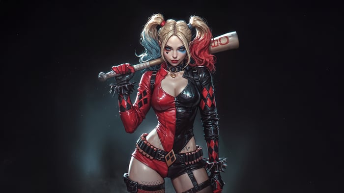 Harley Quinn with Baseball Bat