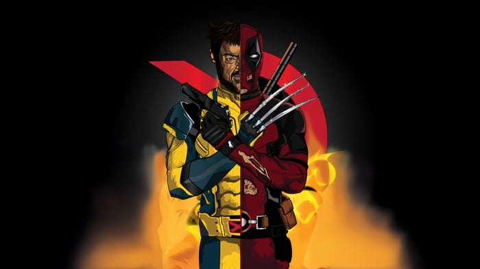 Wolverine X Deadpool Mashup