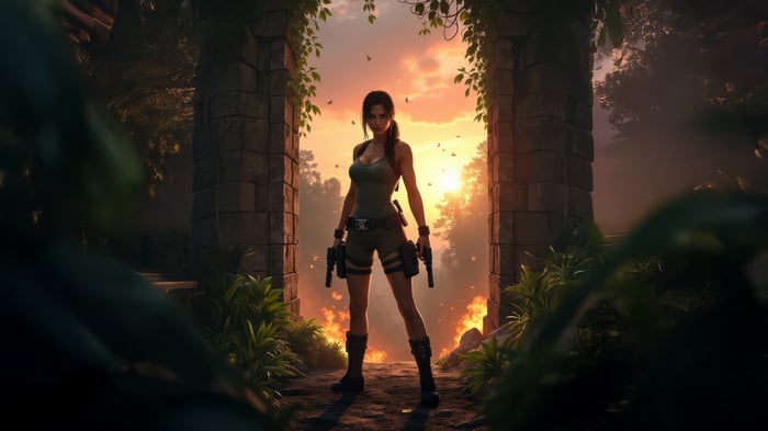 Lara Croft in Tomb Raider: Rise of the Explorer