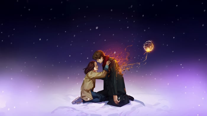 Guardian The Lonely And Great God Couple in Snow