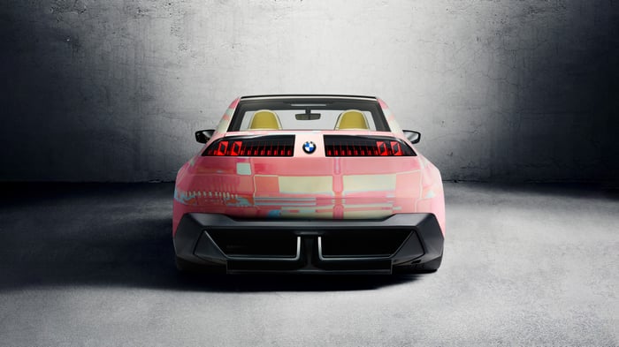 BMW Vision Driving Experience 2025 Concept Car Rear View