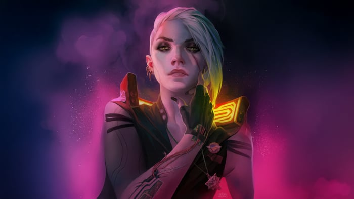 Cyber Ciri with Neon Lighting