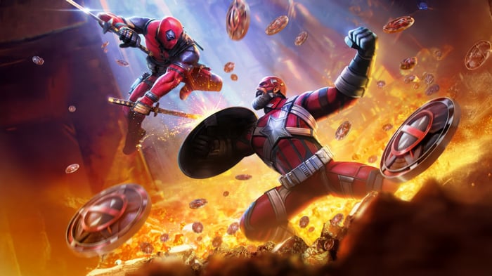 Red Guardian vs. Deadpool in Marvel Contest of Champions