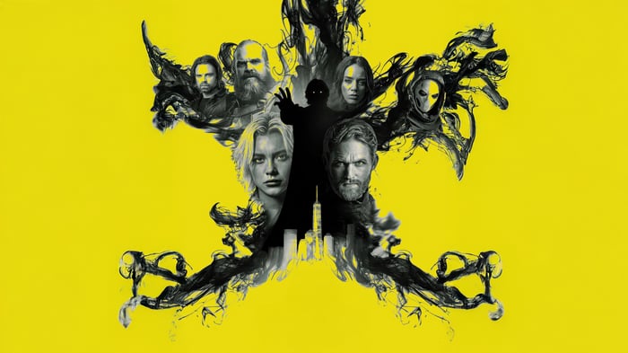 Thunderbolts Rises Poster with Characters