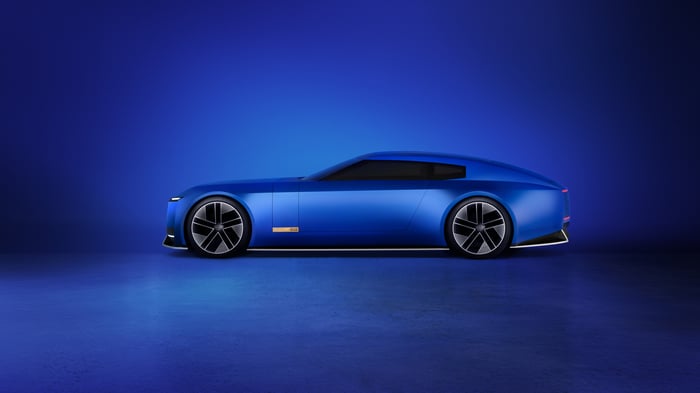 Blue Jaguar Type 00 Concept Car