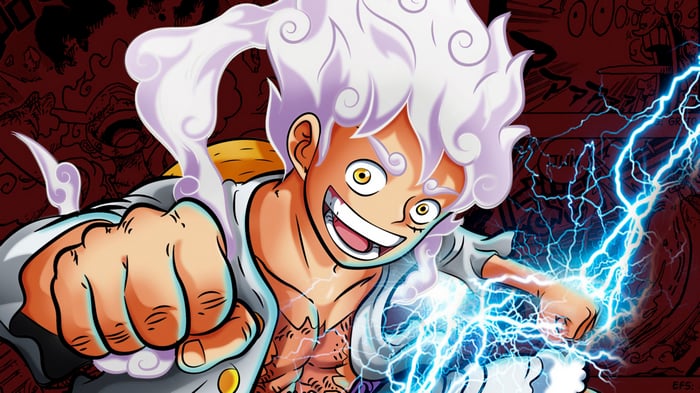 Monkey D. Luffy Gear 5 One Piece Anime