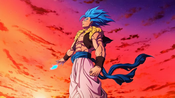 Gogeta Super Saiyan Blue in Dragon Ball Super