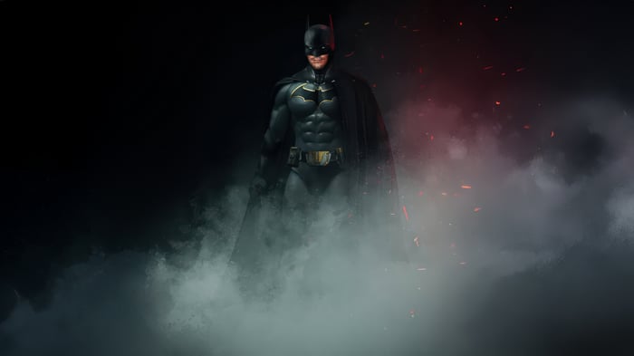 Alan Ritchson as Batman in Smoke