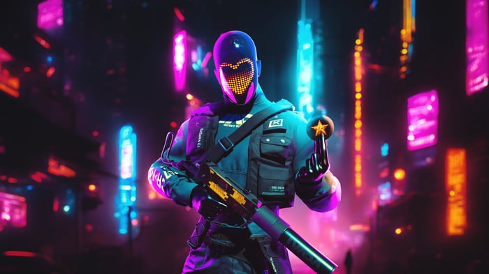 The Finals Game Character with Star