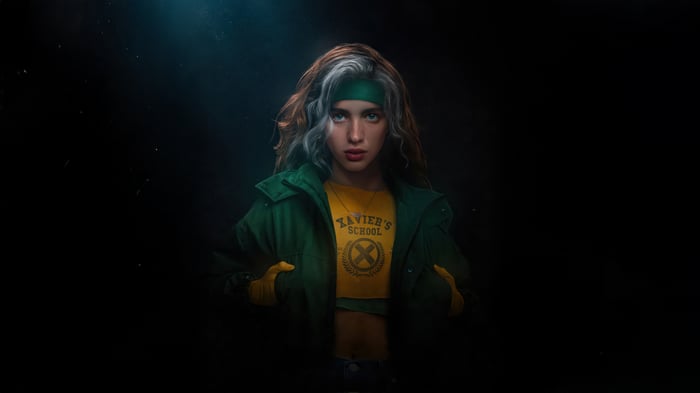 Margaret Qualley as Rogue from X-Men