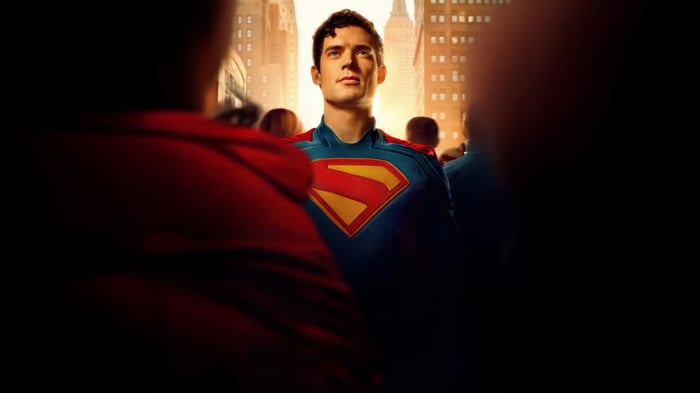 Superman in a crowd