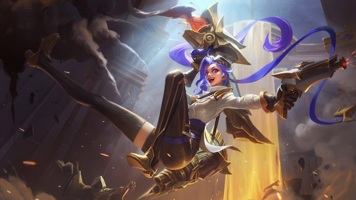 Glorious Jinx Splash Art Wild Rift