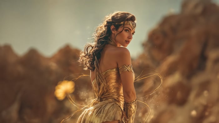 Wonder Woman in Golden Armor