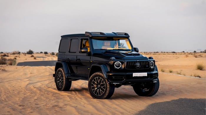 Black Brabus G Wagon in the Desert