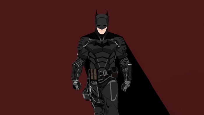 Batman in his tactical suit