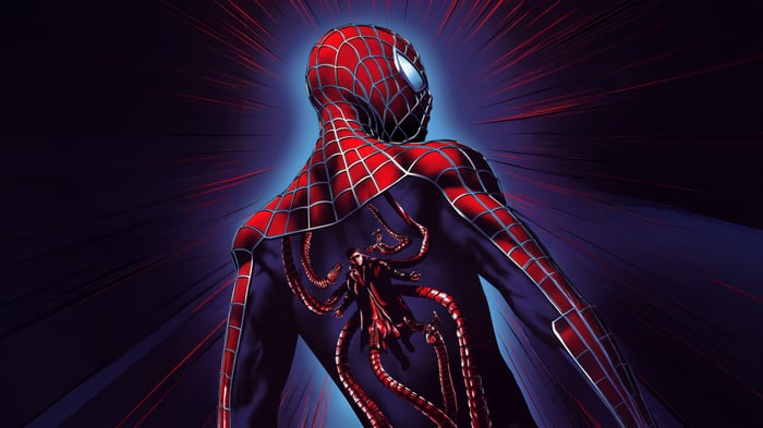 Spider-Man with Doctor Octopus on his back