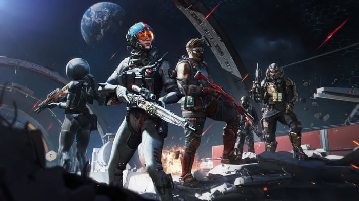 Call of Duty Mobile S6 Gundams Characters in Space