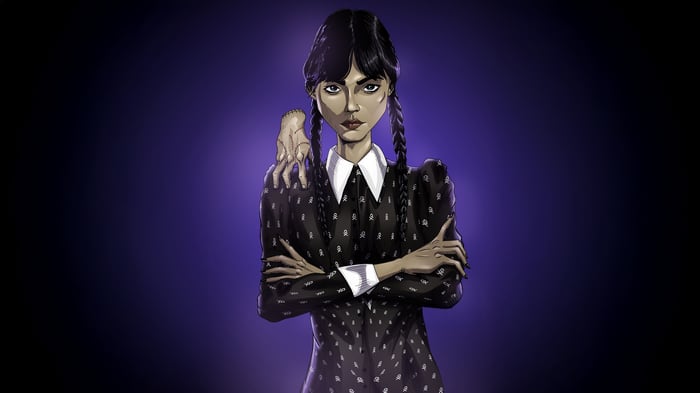 Wednesday Addams With Thing