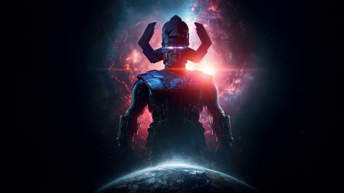 Galactus Starborn Giant in Space