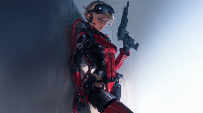 Cyber Agent with Gun