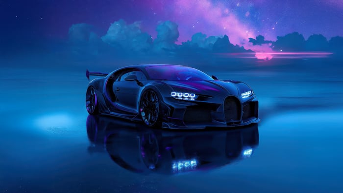 Bugatti Chiron Under a Million Stars