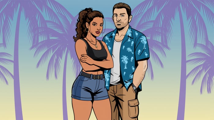 Jason and Lucia from GTA 6