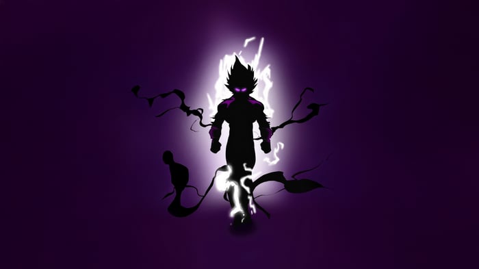 Vegeta The Wild Within Silhouette