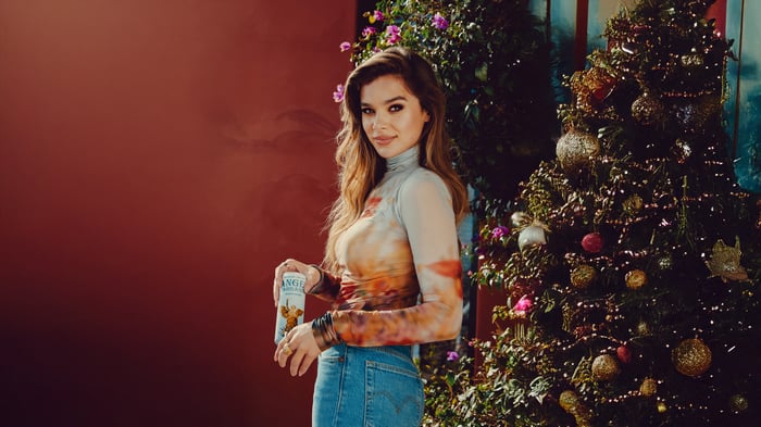Hailee Steinfeld with Angel Margarita