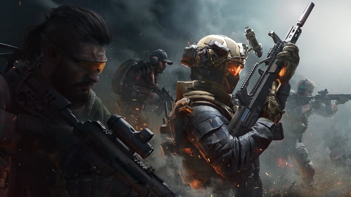 Delta Force soldiers in combat