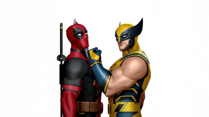 Deadpool And Wolverine Legends Together