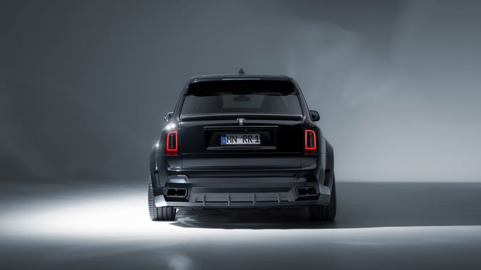 Spofec Rolls Royce Cullinan Overdose 2025 rear view