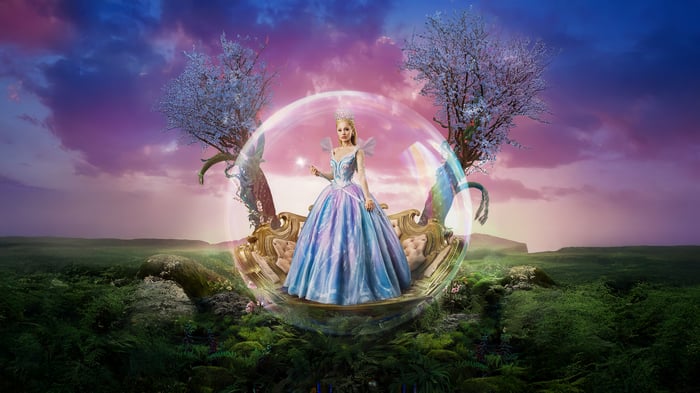 Ariana Grande as Glinda in Wicked