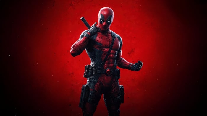 Deadpool in a Badass Pose