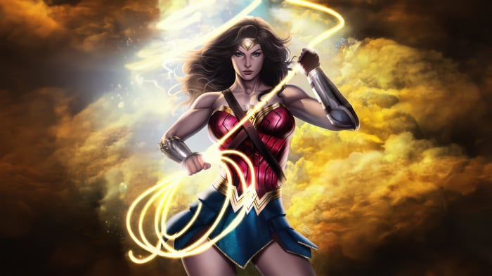 Wonder Woman with Lasso of Truth