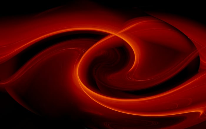 Abstract Neon Inferno Blaze