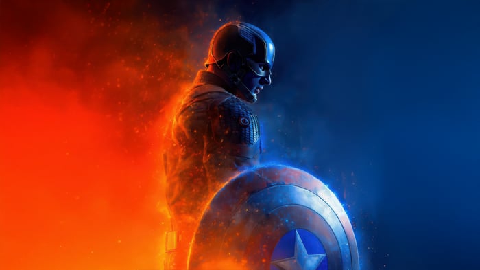 Captain America with Shield of Justice