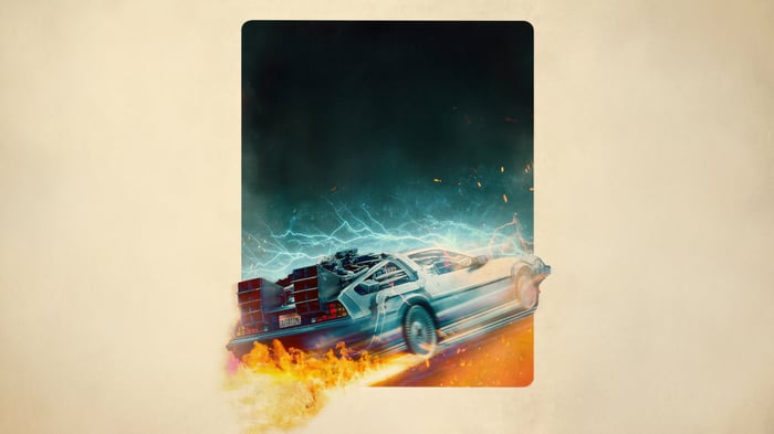 Back to the Future DeLorean time machine