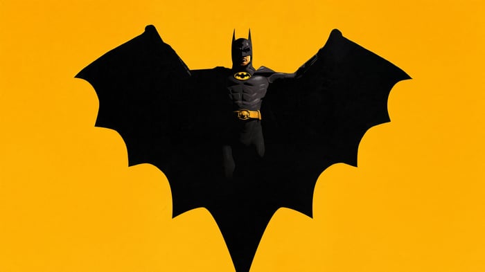 Batman with Bat Symbol